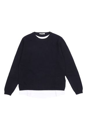 blue viscose jumper PAOLO PECORA KIDS | PP4095BLU